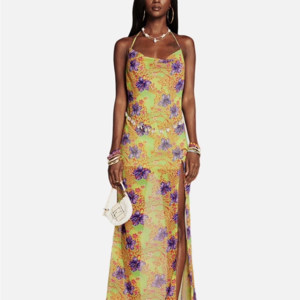 NAPHTALIA DRESS - HIBISCUS